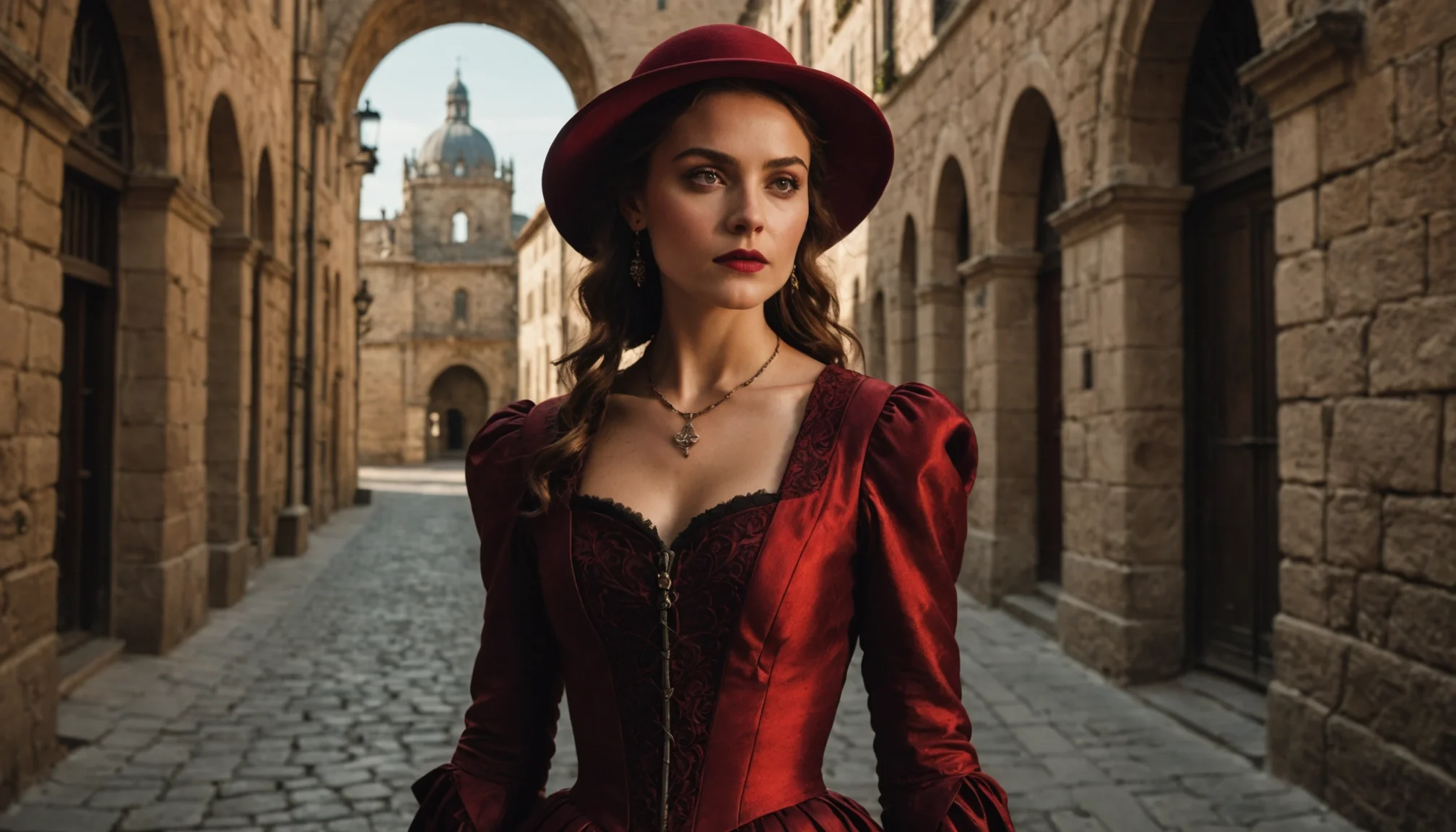 Belleza roja : intriga femme y sorpresa pasional en Compostela