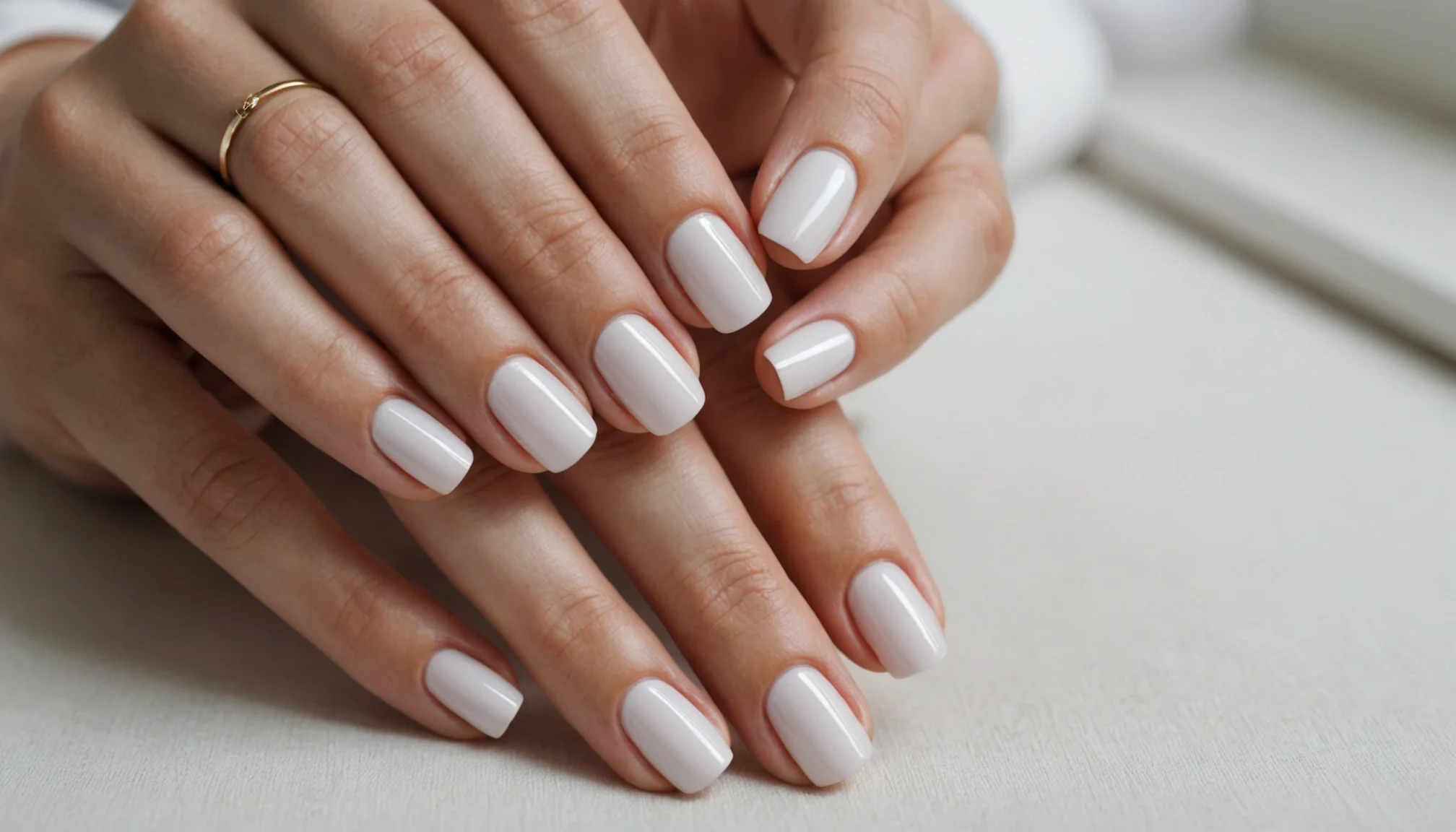 Blanc laiteux: la tendencia en uñas que transforma el estilo de toda mujer