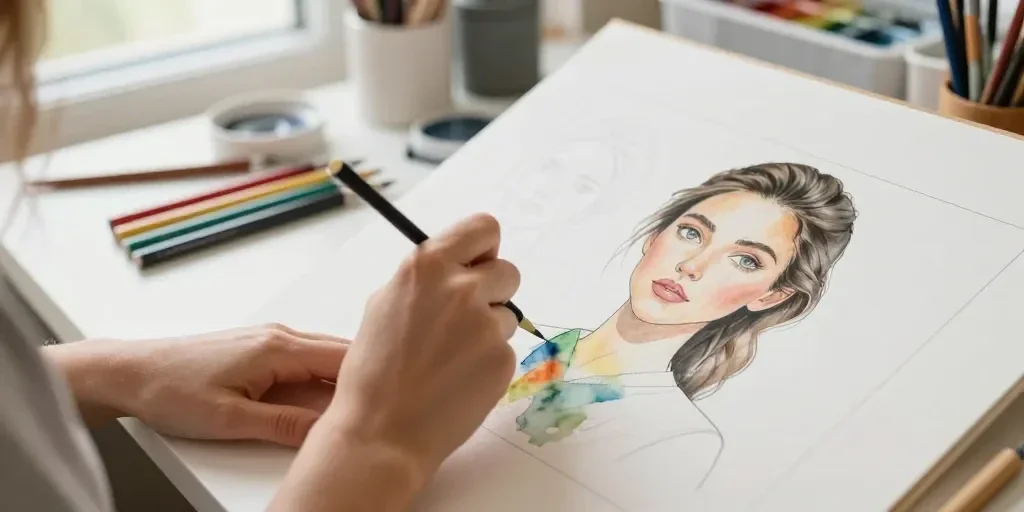 Técnicas de coloreo que transforman dibujos fáciles en obras de arte