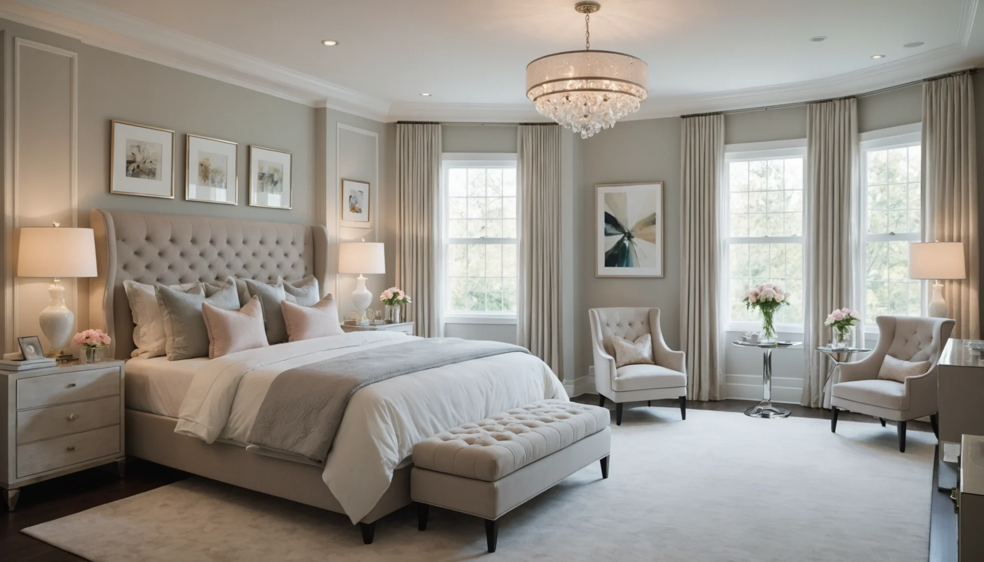 Últimas tendencias en decoración de dormitorios de matrimonio femme : asombro y elegancia