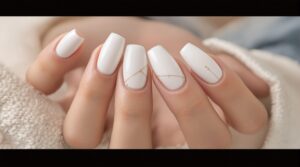 uñas blancas