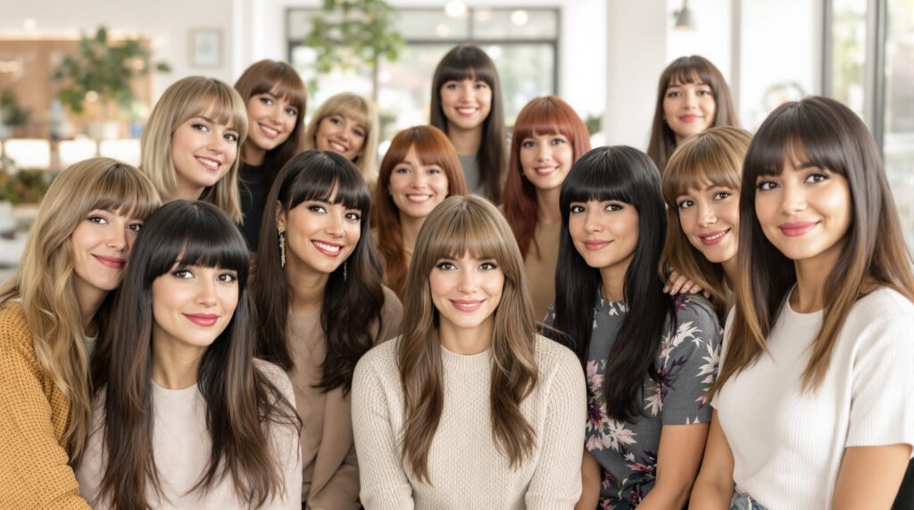 cortes de pelo con flequillo