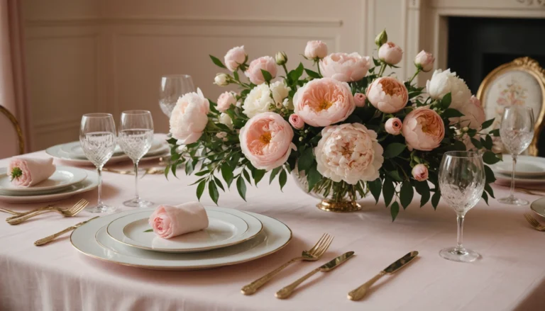decoración mesa comedor