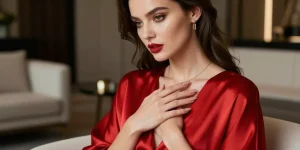 color de uñas con vestido rojo