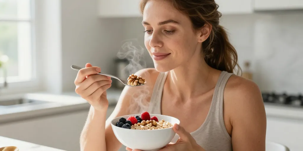 desayuno con avena para adelgazar